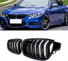 Front Kidney Grille Hood Grill For 12-18 BMW F30 3 series 320i 328i Gloss Black picture
