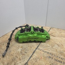 10-14 Lamborghini Gallardo Front Left Caliper Brembo Green 20767502 400615105 picture