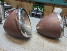 1930's?? 1933 Plymouth? Dodge Headlight Buckets. Need Some work picture