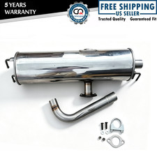 Fits: 2004-2005 Toyota Rav4 2.4L Exhaust Rear Muffler Tail Pipe Stainless Steel picture