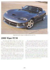 2000 Dodge Viper RT/10 Roadster Article - Must See  picture