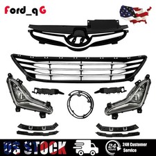 11PC For Elantra 2014-2016 Upper Lower Grill Fog lamps Bumper Retainer Brackets picture