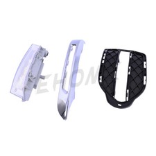 3Pcs LH Front Fog Light Grille Chrome Trim Cover For Benz X204 GLK350 2013-2015 picture