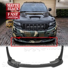For Jeep Grand Cherokee SRT/SRT8 12-16 V2 Matte Black Front Bumper Lip W/Winglet picture
