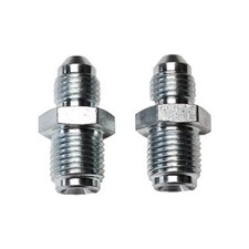4an to 7/16-20 male inverted flare brake fitting (set of 2) picture
