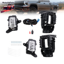LED Bumper Fog Lights For 2024-2025 Chevy Silverado 2500HD 3500HD w/Switch picture