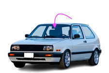 Fits: 1986-1992 Volkswagen Golf 2 & 4 Door Hatchback Front Windshield Glass picture