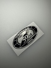 yamaha 50th anniversary sticker decal (SILVER) picture