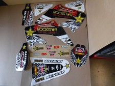 TEAM ROCKSTAR graphics Honda CR125 CR125R  CR250 CR250R 2000 2001 PTS picture