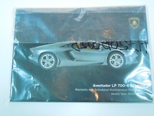 2014 LAMBORGHINI AVENTADOR LP 700-4 ROADSTER MAINTENANCE BOOKLET ORIGINAL picture