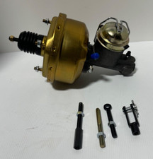 1960 - 1966 Gm Factory Correct Bleeder Drum Brake Single Master Cylinder Booster picture