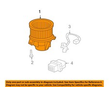 GM OEM 07-12 Acadia Blower Motor Fan-Blower Motor 22961461 picture