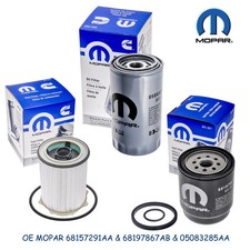 2013-2018 RAM 2500 3500 4500 5500 6.7L DIESEL OIL FUEL FILTER KIT MOPAR GENUINE picture