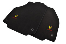 Floor Mats For Ferrari 458 Coupe Black Tailored Carpets Set With Ferrari Emblem picture