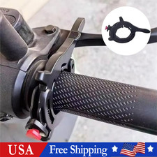 Universal Motorcycle Cruise Control Assist Throttle Lock Clamp Handlebar Black picture