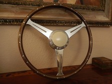 Porsche 550 Spyder - 356 Pre A Wood Steering Wheel Walnut 1950s  NARDI & C 40 cm picture