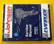 1992 Evinrude Johnson Outboard EN 508141 Factory Tech Service Manual 2.3 - 8 hp picture