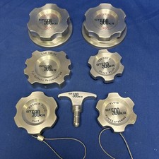 Rare 7 piece Shelby GT500KR Billet Aluminum Engine Cap Set Synthetic oil picture