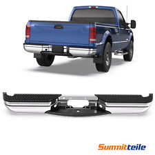 Chrome Rear Step Bumper For 1997-2004 Ford F150 F-150 1997-1999 F250 StyleSide picture