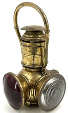 ADLAKE BRASS BALE HANDLE OIL TAIL LAMP X-RAYS MODEL T FORD LOZIER THOMAS FLYER picture