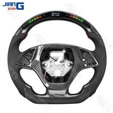 Carbon Fiber LED Steering Wheel Fit Chevrolet Corvette C7 2014-2019 with CF Trim picture