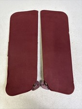 1988-1998 Sun Visors Chevy Silverado GMC Sierra 1500 2500 pair RED OEM picture