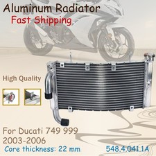 For Ducati 749 999R 2003-2006 2005 Biposto Dark Biposto Aluminum Cooler Radiator picture