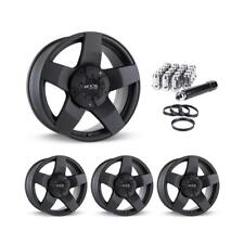 Set of 4 RTX Thunder Black Off Road Alloy Wheel Rims for Chevrolet GMC P30767 17 picture