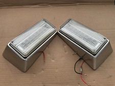 Pair* Whelen 700 Series Linear Super-LED RED 70R02FCR W/Chrome Bumper Mounts.M44 picture