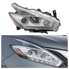 For 2015-2016 Nissan Murano Headlight Halogen Headlamps with LED DRL LH/RH picture