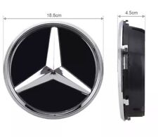 Front Grille Star Emblems Logo For Mercedes Benz C-Class 2014-2018 Mirror picture