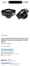 Torque Solution Blow Off Valve Adapter | 2010-2020 Ford Taurus SHO/Flex/Explorer picture