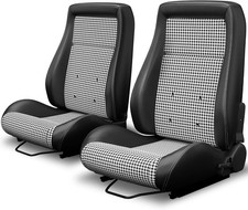 2 Pieces OBS Style Seats w 2 Lock Sliders, Bucket Racing Seats for TOYOTA Cars picture