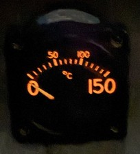 WESTON Aviaton Temp Gauge Model 721 - Dated 1969 - Celsius 0-150 picture