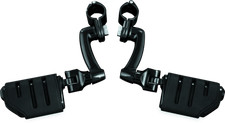 Kuryakyn Longhorn For Trident Dually Offset Highway Pegs 1-1/4 In Clamp Black picture