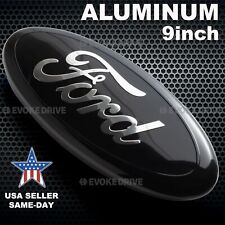2004-2016 9 Inch Front Grille / Tailgate Ford Emblem Badge Oval Black picture
