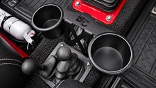 Suzuki Samurai Double Cup Holder 1986-1995 11ga Steel Powder Coated picture