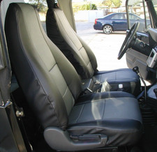 for SUZUKI SAMURAI 1986-1993 LEATHER-LIKE CUSTOM 2 FRONT SEAT COVERS 13 COLORS picture