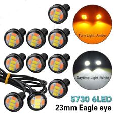 10X 9W 6LED White Amber Eagle Eye Daytime Running Dual Switch Turn Signal Lamp picture