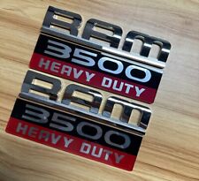 2pcs R-A-M 3500 Heavy Duty Logo Badge For 2007-2012 Side Door Emblem 55372616AC picture