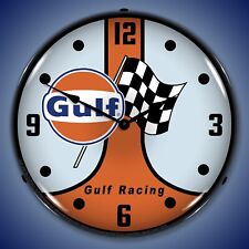 Gulf Racing GT40 Wall Clock, LED Lighted picture