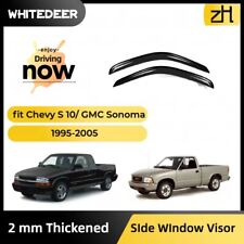 Fits for GMC Sonoma/Chevy S10 1995-05 Side Window Visor Sun Rain Deflector Guard picture