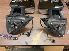 USED Power Heated Chrome Tow Mirrors For 2014-2019 Chevy Silverado GMC Sierra picture