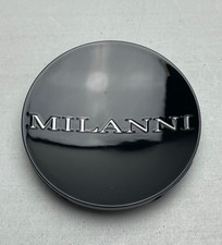 Milanni Gloss Black Snap In Wheel Center Cap C471GB picture