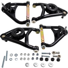 Heavy Duty Front Tubular Upper & Lower Control Arm for Oldsmobile Cutlass 64-72 picture