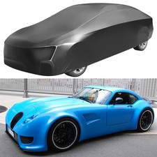 For Wiesmann GT Waterproof Full Car Cover Outdoor Indoor Satin Stretch Black picture