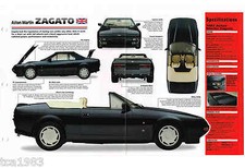 ASTON MARTIN ZAGATO IMP Brochure: 1986,1987,1988,1989 picture