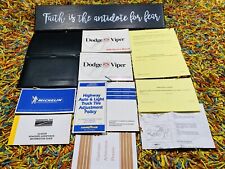2000 DODGE VIPER OWNERS MANUAL SET +UNUSED SERVICE SECT: RT10 GTS RT 10 RT/10 🔴 picture
