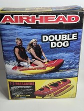 Kwik Tek Airhead Double Dog 1-2 Rider Towable Boat Tube HD-2 Inflatable 🌭 Ride picture