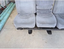 1992-1997 Ford F-150/F-250/F-350 OBS 40/20/40 Grey Regular Cab Seats and Pan picture